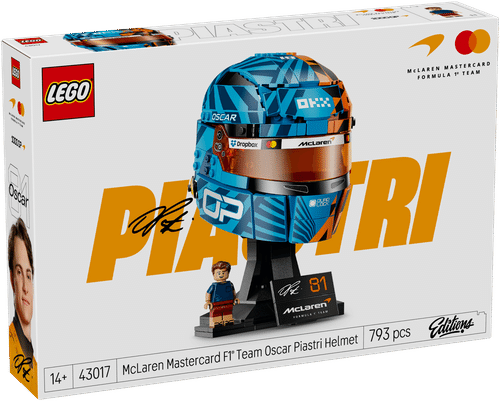 LEGO Editions Vehicles LEGO® 43017 迈凯伦Mastercard F1®车队头盔 – 奥斯卡·皮亚斯特里