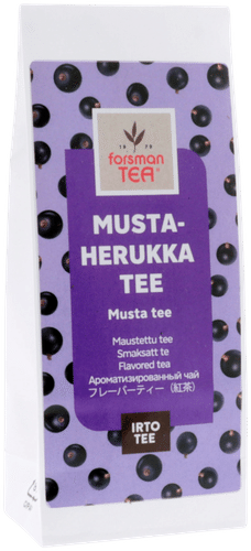 Forsman tea Mustaherukkatee musta maustettu irtotee 60 g|Forsman 茶 黑加仑茶 黑味散茶 60 g