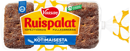 Vaasan Ruispalat 660g 12 kpl täysjyväruispalaleipä|Vaasan 黑麦面包块 660克 12块全麦黑麦面包