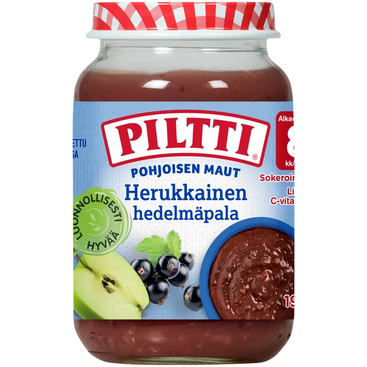 PILTTI Pohjoisen maut 190g Herukkainen hedelmäpala 8kk|Piltti 北方口味 190g 醋栗果片 8 个月