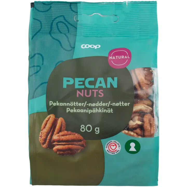 Coop pekaanipähkinät 80 g-Coop 山核桃 80 g