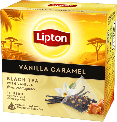 Lipton 香草焦糖 20pss 红茶