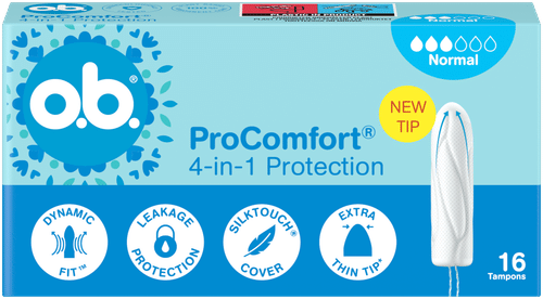 o.b. ® ProComfort® 普通型卫生棉条 16件