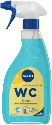 Kiilto 可生物降解马桶清洁喷雾 柑橘香 600 ml