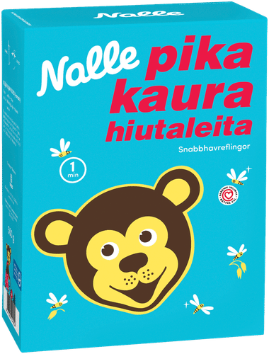 Nalle 500g pikakaurahiutaleita|Nalle 500克速食燕麦片