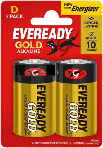 Eveready Gold D 电池 2 kpl