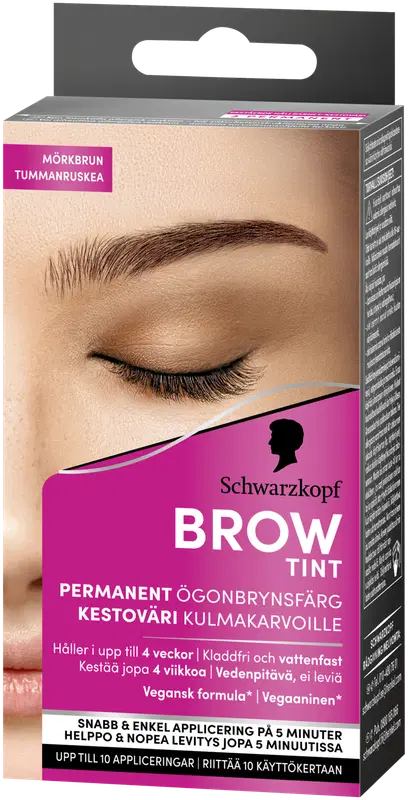 Schwarzkopf 染眉膏 深棕|Schwarzkopf Brow Tint kulmaväri Dark Brown