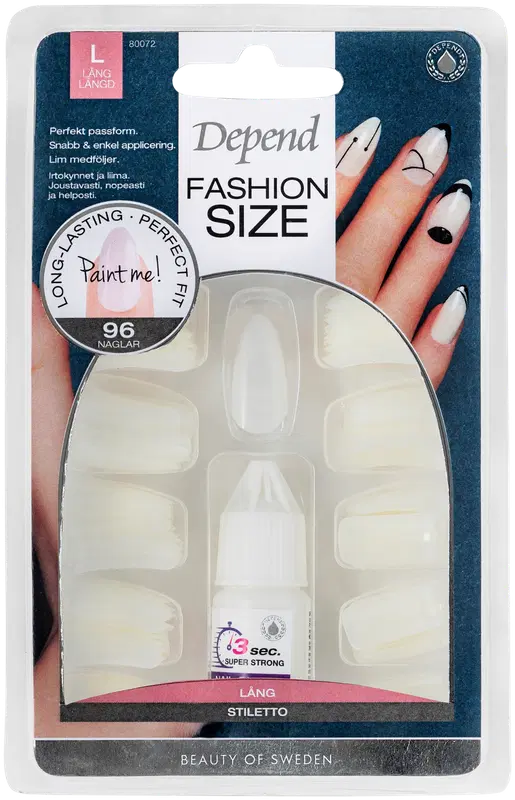 Depend 时尚尺码96装细高跟鞋nr 80072|Depend Fashion Size 96-pack Stiletto nr 80072
