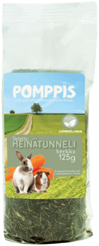 Pomppis täytetty heinä-herkkutunneli 125g