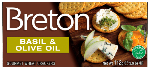 Breton 罗勒橄榄油三明治饼干 112g|Breton Basilika&oliiviöljy voileipäkeksi 112g