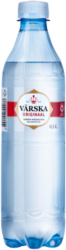 Värska Originaal luonnon mineraalivesi, hiilihapollinen 0,5L PET