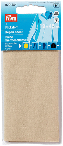 Prym korjauspaikka puuvilla silitettävä 12x45cm beige