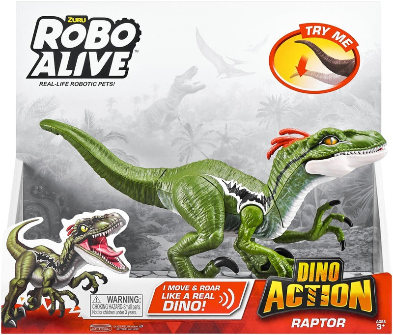 Robo Alive 机器人恐龙Dino Action Raptor