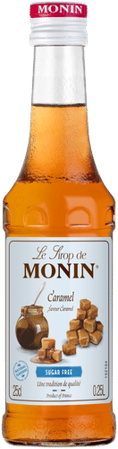 Le Sirop de MONIN Karamelli makusiirappi 25cl sokeriton|Le Concentré de MONIN Le Sirop de MONIN 焦糖风味糖浆 25厘升 无糖