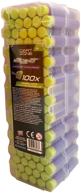 Dart Zone 泡沫箭100支,带收纳盒