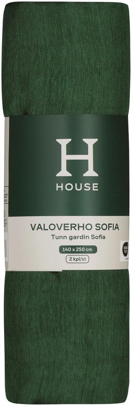 House 遮光帘 Sofia 140x250厘米 2件 绿色