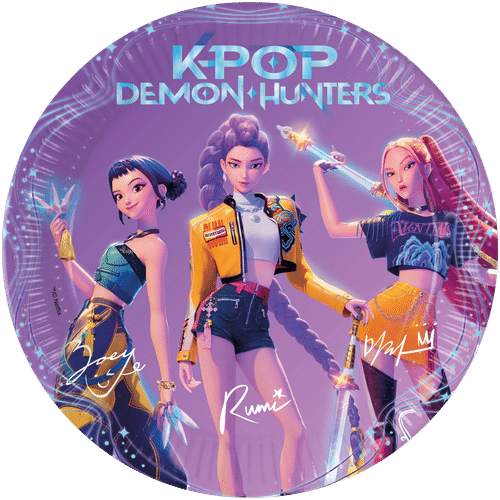 DECORATA K-pop 恶魔猎人盘子 23厘米 8 kpl
