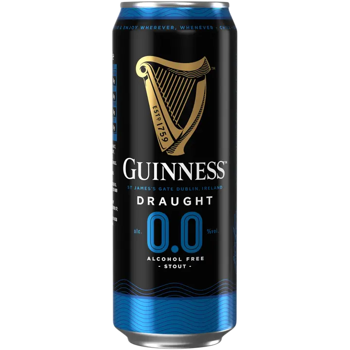 Guinness alkoholiton olut 0,0% 0,44l|Guinness 0度饮料 0.0% 0,44l