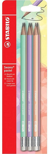 STABILO 铅笔套装 Stabilo Swano 6支 粉彩