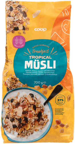Coop mysli Tropical 700 g|Coop 热带水果麦片 700 g