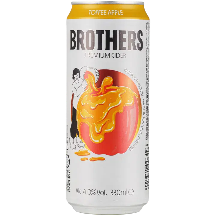 BROTHERS Toffeeomena siideri 4,0% 33cl tlk|Brothers 太妃糖苹果饮品 4.0% 33cl tlk