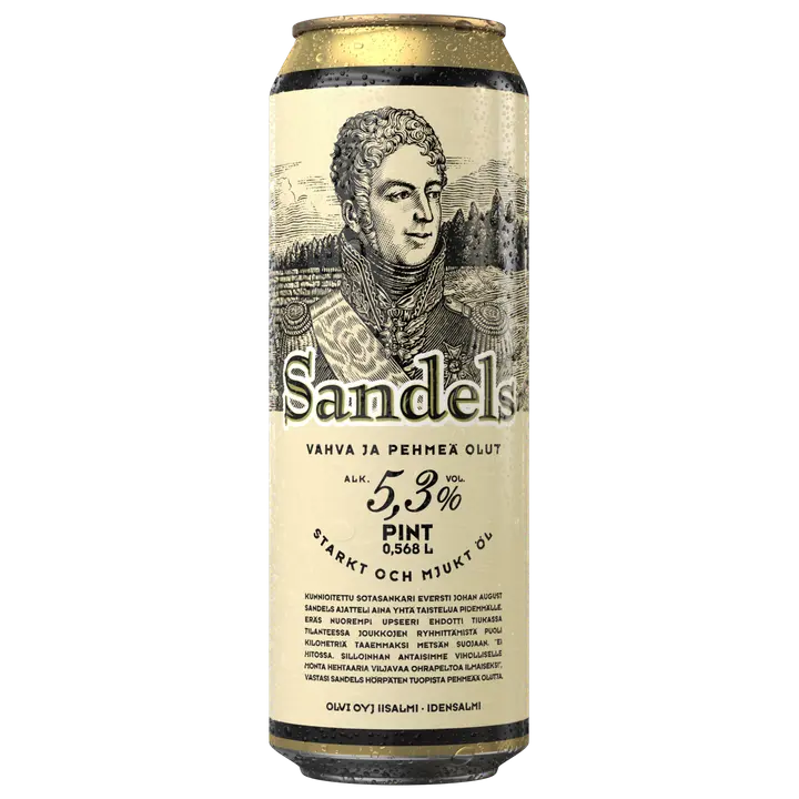 Sandels 5,3 % olut 0,568 l tlk|Sandels 5.3% 饮品 总计 0.568 升