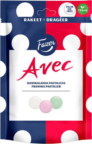 Fazer Avec 法式软糖糖果袋 175g|Fazer Avec ranskalaisia pastilleja karkkipussi 175g