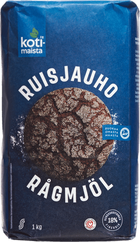 Kotimaista ruisjauho 1 kg|Kotimaista 黑麦粉 1 kg