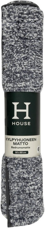 House 混色浴室地垫 50x80厘米 灰色