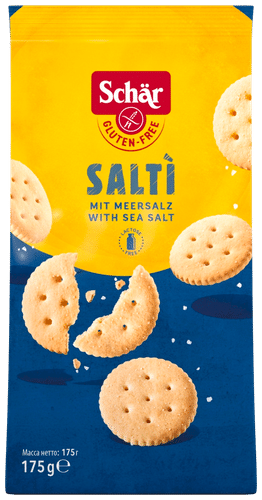 Schär 盐味薄脆饼干 175克 无麸质|Schär Salti suolakeksi 175g Gluteeniton