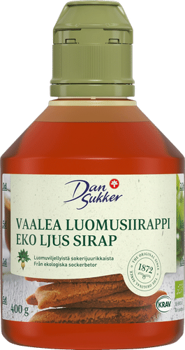 Dansukker Vaalea Luomusiirappi 400g|Dansukker 浅色有机糖浆 400g