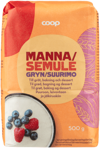 Coop mannasuurimo 500 g|Coop 粗粒小麦粉 500 g