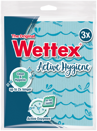 Wettex Active Hygiene海绵擦巾 3 kpl