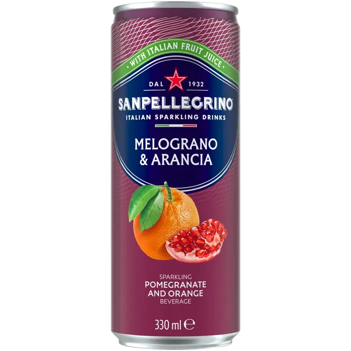 San Pellegrino Melograno & Arancia 33cl|San Pellegrino 梅洛格拉诺和阿兰西亚 33cl