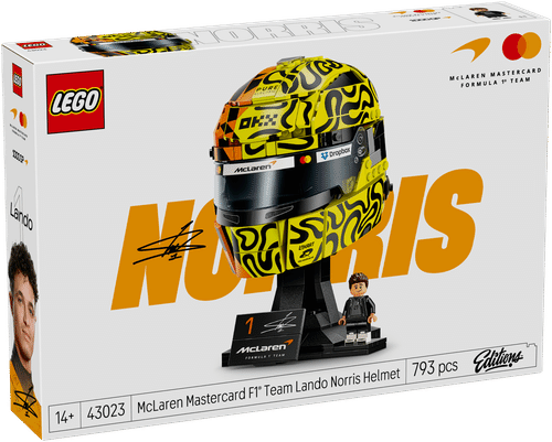 LEGO Editions Vehicles LEGO® 43023 迈凯伦Mastercard F1®车队头盔 – 兰多·诺里斯