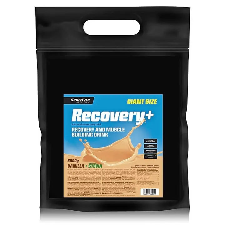 SportLife Nutrition Recovery+ 3kg vaniljajäätelö palautusjuomajauhe-Sportlife Nutrition Recovery+ 3kg 香草冰淇淋恢复饮料粉