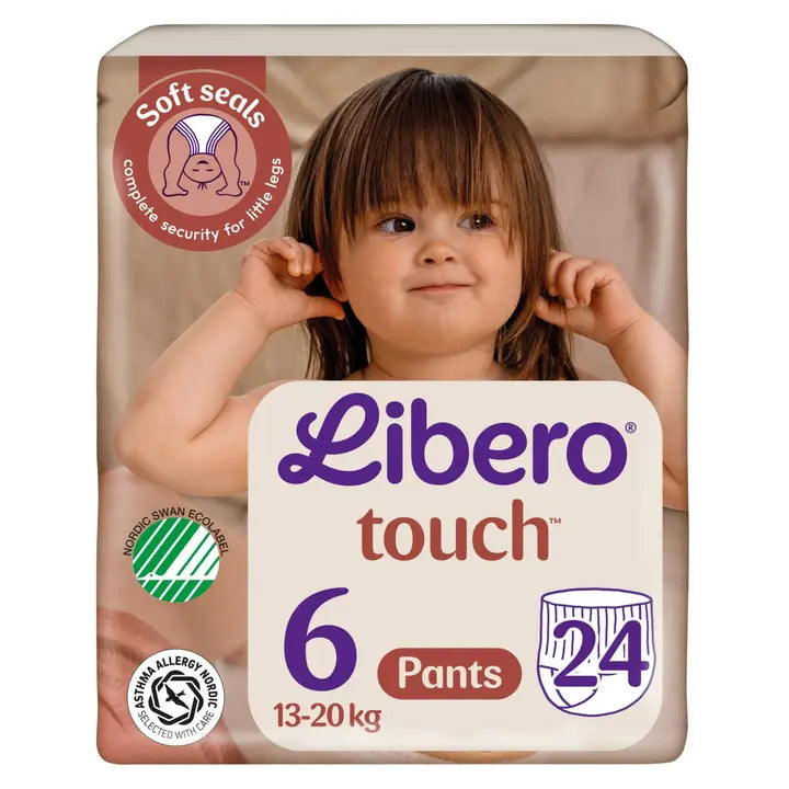 LIBERO Touch housuvaippa koko 6, 24kpl, 13-20 kg|Libero 触摸尿布尺寸 6,24 片,13-20 公斤