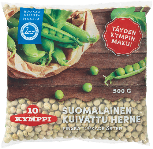 Kymppi suomalainen kuivattu herne 500 g