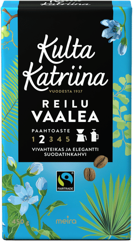 Kulta Katriina Reilu Vaalea suodatinkahvi Reilu kauppa 450g|Kulta Katriina Fair Light 过滤咖啡 公平贸易 450g