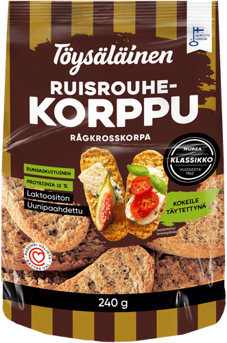 Töysäläinen ruisrouhekorppu 240g