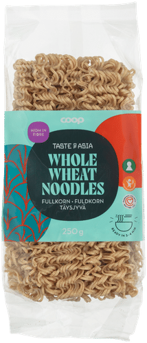 Coop 亚洲风味全麦面条 250 g|Coop Taste of Asia täysjyvänuudelit 250 g