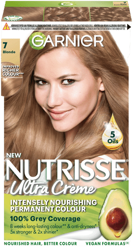 Garnier Nutrisse 超霜7.0金色持久染发剂 1件