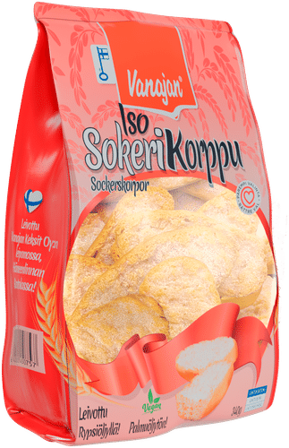 Vanajan 大糖脆面包 340g|Vanajan Iso Sokerikorppu 340g