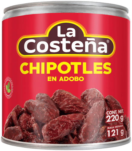 La Costeña Chipotles Adobados chipotle-chilit adobokastikkeessa 220g/121g