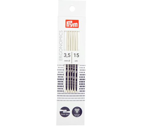 Prym 人体工学袜针 15厘米 - 3,5mm
