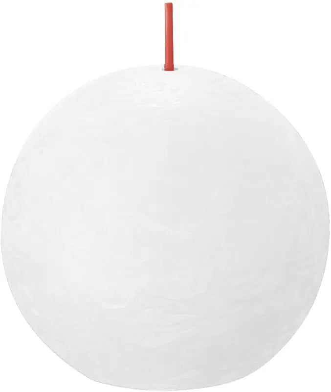 Bolsius 乡村风球形蜡烛 – 白色 – Ø 7,6 cm|Bolsius – rustiikkinen pallokynttilä – valkoinen – Ø 7,6 cm