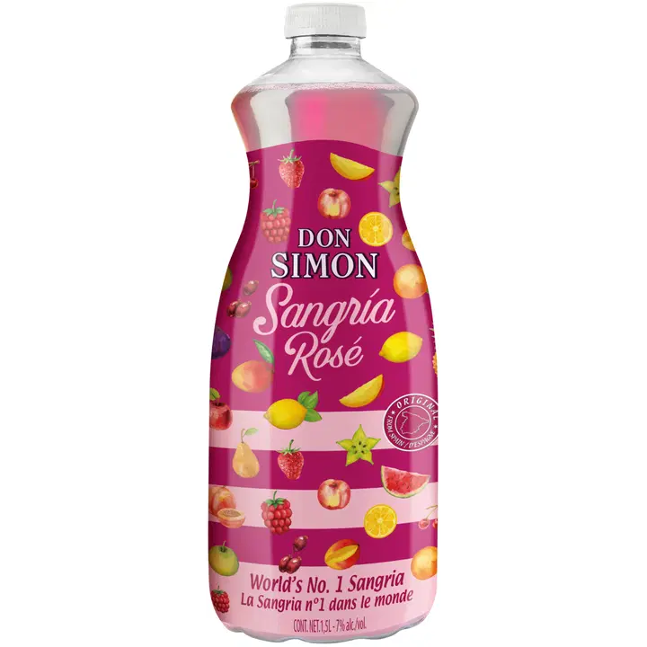 Don Simon Sangria Rose 7 til-% 1,5L PET|DON SIMON 桑格利亚玫瑰 7 vol% 1.5L PET