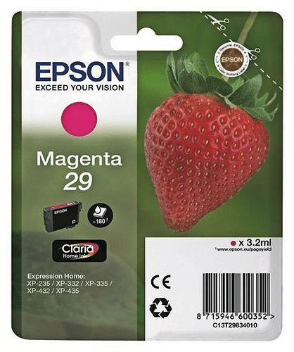 Epson 墨盒 品红色 29