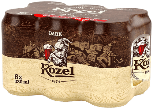Velkopopovicky Kozel Dark 3,8 til-% 33cl tlk 6pack