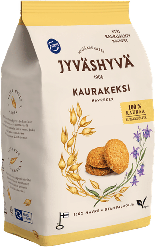 Fazer Jyväshyvä 100%燕麦饼干 350g|Fazer Jyväshyvä Kaurakeksi 100% kauraa 350g